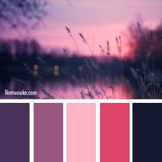 the color palette is pink and purple