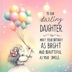 To the star that lights up our skies—Happy Birthday to our dearest daughter! 🌟💕 Every year, you dazzle us more with your kindness, strength, and laughter. May your birthday be a canvas of dreams come true and a reflection of the wonderful person you are. Here's to the love and joy you bring into our lives, today and always. 🎂🎈 #BirthdayGirl #DaughterLove #HappyBirthdayDaughter #ProudParents #GrowingUpFast #FamilyTreasure #JoyousCelebration #DaughtersDay #CherishedMoments #SpecialDaughter Birthday Wish Daughter, Happy Birthday To Our Daughter, Happy Birthday Dearest Daughter, Daughter Bday Wishes, Birth Day Wishes For Daughter, Bday Wish To Daughter, To My Daughter On Her Birthday, Birthday Wishes For Our Daughter, Daughter’s Birthday Wishes