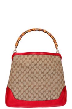 We love: Ikonisches Gucci Monogram mit wunderschönen Kontrast Elementen in knallig rotem Leder About: Die Bamboo Kollektion von Gucci wurde zum ersten Mal 1947 vorgestellt. Um Materialien wie Leder zu sparen, wurden Designer kreativ und Gucci kam auf eine brillante Idee: Bambus. Seither gelten die wunderschönen Bambus Handles als Staple des Hauses Made In: Italy Masse: B 40 x H 35 x T 19 cm Material: Canvas, Leder, Metall, Bambus Farbe: Gucci Monogram Beige, Rot, Bambus Hardware: Champagne Innenfächer: 1 Innenfach, 2 innere Seitenfächer klein, 1 inneres Seitenfach mit Reissverschluss Aussen: Leichte Druckstellen am Canvas erkennbar Innen: Innenfutter besteht aus einem feinen Stoff. Nebst leichten Druckstellen keine Gebrauchsspuren sichtbar Zubehör: Gucci Dustbag, Gucci Schulterriemen fehlt New Taiwan Dollar, Gucci Monogram, Bamboo Bag, North Korean, Hermes Bags, Prada Bag, Dior Bag, Bucket Bag, Gucci