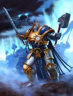 Age Of Sigmar Art, Age Of Sigmar Armies, Warhammer Art, Knight Art, Warhammer 40k Artwork, Age Of Sigmar