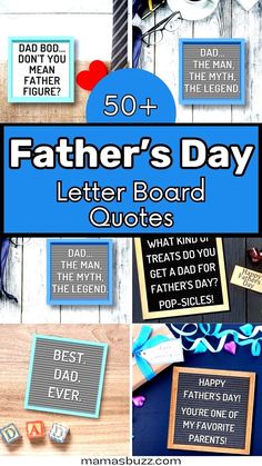 father's day printables and crafts for kids to do with the letter board