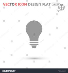 a light bulb icon on white background with long shadow stock photo, royalty and illustration