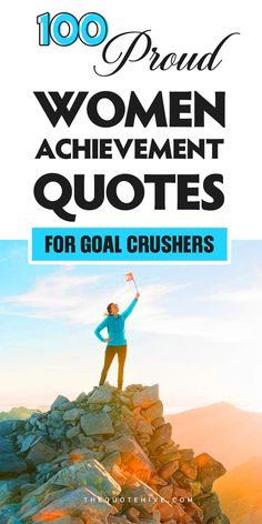 100 Proud Women Achievement Quotes for Goal Crushers Quotes Empowerment, Quotes Self, Self Confidence Quotes