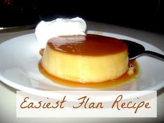 a dessert on a white plate topped with caramel sauce