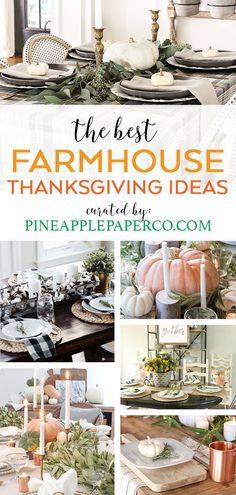 the best farmhouse house thanksgiving decorating ideas