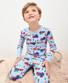 Kids Holiday Long John Pajama Set Long Johns Pajamas, Sensory Friendly, Kids Holiday, Long John, Holiday Prints, Boys Pajamas, Sleepwear & Loungewear, Holidays With Kids, Hanna Andersson