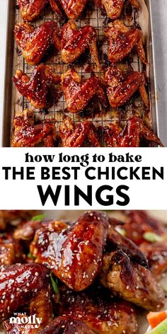 how long to bake the best chicken wings in the world? this recipe is so good