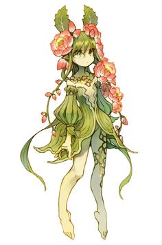 Plant Monster, Expressive Faces, Fantasy Costumes, Mystical Art, Fairy Art, Art Anime, Dnd Characters, Creature Art