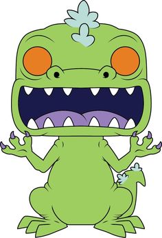 an image of a cartoon monster with big teeth