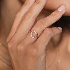 14k Small Diamond Bezel Heart Ring Wedding Heart Ring With Bezel Setting, Heart Ring With Bezel Setting For Promise, Bezel Set Heart Shaped Diamond Rings, Tiny Bezel Diamond Ring, Gold Heart Ring With Bezel Setting - Fine Jewelry, Ring Bezel, Ring Sizer, Bezel Diamond, Small Heart