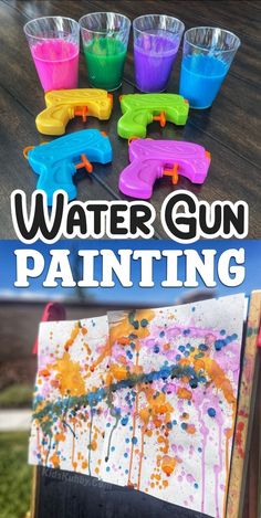 Outdoor Activity For Kids, Art Project For Kids, Fun Outdoor Activities, Summer Fun For Kids, Toddler Arts And Crafts, Fun Summer Activities, Daycare Activities, Kids Water, Outdoor Activities For Kids