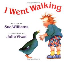 i went walking by sue williams illustrated by julia viyas book cover art for children's books