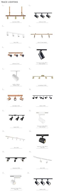 the different types of lights are shown in this diagram