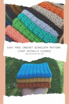 crochet dishcloth pattern that actually cleans