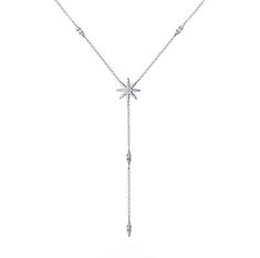 PRICES MAY VARY. MATERIAL: These star Y layered necklaces are made of real 925 sterling silver with S925 stamped, not only the necklace chains, but the whole necklace including the star moon pendant are made of 925 sterling silver, which really makes the whole necklace nickel free, lead-free, hypoallergenic, and don't cause any allergic reaction and don’t turn your skin green. These necklaces suit anyone including people who have sensitive skins. SURFACE PLATING: These star layered necklaces mai Necklace Snowflake, Snowflake Pendant, Y Necklace, Sterling Necklaces, Allergic Reaction, Star Moon, Necklace Choker, Moon Pendant, Look Plus