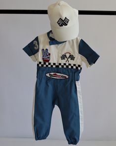 2 Year Baby Boy Birthday Dress, Two Fast Two Furious Birthday, Racing Overalls, Racing Jumpsuit, Two Fast Two Furious, Racer Jumpsuit, Car Costume, Two Fast Birthday, Racer Car