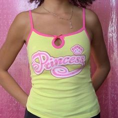 Diy Tank Top, Y2k Princess, 2000s Clothing, Diy Tank, Kawaii Diy, Early 2000s Fashion, 2000s Fashion Outfits, Looks Street Style, Y2k Outfits