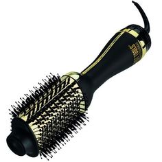 Hot Tools Professional 24K Gold One-Step Blowout Styler #HT1076
The Hot Tools Professional 24K Gold Charcoal Infused One-Step Blowout styling tool is dependable in every way. Starting with the design, the versatile oval brush design has gently curved sides created to smooth hair, while the rounded edges help craft volume from the roots down to beautifully curled ends. Just one step to gorgeous styles. A styling surface designed with our tried and trusted 24K Gold Technology delivers even heat distribution that’s essential to consistent results. Plus, it’s ideal for all hair types! Direct ION Technology helps maintain a neutral charge on the hair’s surface, leaving the hair looking conditioned and smooth, while helping reduce frizz and static for shiny, healthy-looking hair. Designed with u Hair Color Removers, 2nd Day Hair, Curled Ends, Hair Dryer Comb, Beard Wax, Barber Razor, Hair Color Remover, Brush Design, Oval Brush