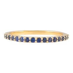 This is part of Chairish’s Fine Jewelry assortment.  Natural Blue Sapphire Thin Band Stacking Ring in 18K Gold symbolizes the everlasting love between a couple. It shows the infinite love you have for your partner. The round shape represents love which will continue and makes your promises stay forever. Sapphire stimulate concentration and reduces stress. Lightweight and gorgeous, this is a perfect blue sapphire band. It can be a Handmade Jewelry, Bridal Shower Gift, Girlfriend Gift, Gift For Si Stay Forever, Bff Gift, Mother Daughter Gifts, Perfect Blue, Sapphire Band, Gift Girlfriend, Gift Valentine, Jewelry Bridal, Bff Gifts