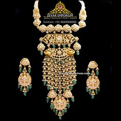 Jadau Pendant, Diamond Long Necklace, South Jewellery, Jewelry Portfolio, Elephant Face, Antique Gold Jewelry Indian, Pendant Sets