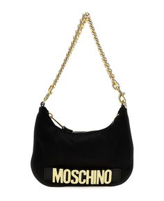 Best price on the market at italist | Moschino Logo Handbag Moschino Logo, Closet Organizer, Italian Luxury, Sneaker Wedge, Shop Logo, Cute Bags, Metallic Logo, Yoga Wear, Bridal Shoes