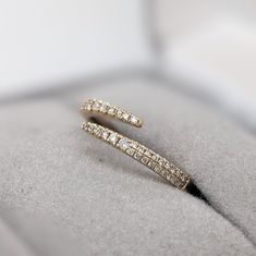 A stackable wrapped open band in 14k solid gold that can sit with your ring perfectly, or be worn on its own! Designer Silver Jewellery, 14k Gold Wedding Band, Jewelry Showcases, Gold Wedding Band, Earring Findings, Pendant Bracelet, Gold Wedding, Estate Jewelry, Wedding Band