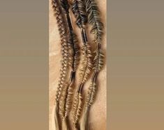 WildCascadiaNaturals - Etsy Clip In Braids, Braids Extensions, Braid Cuffs, Tail Braids, 4 Braids