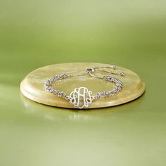 Ross-Simons - Sterling Silver Byzantine Monogram Bolo Bracelet. The irresistible Byzantine monogram bolo bracelet, customized in our Rhode Island studios. We've combined your favorite elements to make the perfect sterling silver bracelet. The trendsetting bolo, the timeless look of 4mm rolled Byzantine links, and a lovely handcrafted monogram. All this at a price that can't be beat, it's simply irresistible. Three initials of your choice are custom-cut in beautiful open script. Please indicate w Byzantine Necklace, Italian Bracelet, Bolo Bracelet, Fine Jewelery, Gold Monogram, Fine Jewelry Bracelets, Personalized Monogram, Sterling Silver Bracelet, Snake Chain