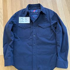 Best Made Company Goose Down Insulated Cpo Jacket. Size Small. Incredible Like New Pre-Owned Condition. No Stains Or Holes. Pre Duluth Takeover. Cool Things To Make, Shirt Jacket, Mens Jackets, Color Blue, Jackets & Coats, Like New, Man Shop, The Incredibles, Blue