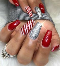 Christmas Nail Colors, Holiday Nails Christmas, Video Makeup