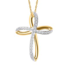 10K YELLOW GOLD .30 CARAT DIAMOND CROSS PENDANT NECKLACE WITH YELLOW GOLD CHAIN FACTORY DIRECT PRICENO MIDDLEMEN - NO RETAILERSMASSIVE SAVINGS !!!!Brand New Diamond Pendant with Chain10K Yellow GoldUnique design covered with all 100% genuine natural diamondsActual weight of the stones is .30 caratTotal Weight 1.78 GramRetail / Appraisal Value: $900.00 Stock Number: PD00498-YG Style: Diamond Pendant Metal Type: Yellow Gold Metal Purity: 10K Carat Weight: .30 Carats Gram Weight (Approx) : 1.78 Grams Diamond Color: White Stone Cut: Round Stone Clarity: SI2-I1 Stone Color: H-I Stone Setting: Prong 10K YELLOW GOLD .30 CARAT DIAMOND CROSS PENDANT NECKLACE WITH YELLOW GOLD CHAIN FACTORY DIRECT PRICE NO MIDDLEMEN - NO RETAILERS MASSIVE SAVINGS !!!! Brand New Diamond Pendant with Chain 10K Yellow G Yellow Gold Cross Pendant With Diamond Accents, Yellow Gold Cross Pendant Jewelry With Diamond Accents, Yellow Gold Cross Diamond Necklace For Anniversary, Anniversary Yellow Gold Diamond Cross Necklace, Yellow 14k Gold Jewelry With Diamond Accents, Anniversary Yellow Diamond Cut Necklace, Yellow Cross Jewelry For Gift, Yellow Cross Jewelry Gift, Yellow Gold Cross Pendant Necklace With Brilliant Cut