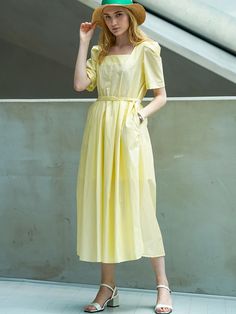 Composition : COTTON 72% NYLON 28%Color : yellowCountry of Origin : KOREA Jumpsuit Dress, Dress Outfits, Composition, Jumpsuit, The Originals, Clothes For Women, Dresses, Clothes, Color