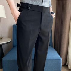 SPECIFICATIONS Material: Polyester Applicable Season: Spring and Autumn Style: Smart Casual Applicable Scene: BUSINESS Front Style: Flat Pant Closure Type: Zipper Fly Gender: MEN Item Type: Suit Pants Business Casual Suit, Slim Fit Pants Men, Business Place, Flat Pant, Slim Fit Dress Pants, Style Smart Casual, Formal Pants, Slim Fit Dress, Men Formal