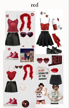 red is the new black in this fashion advertiser's style guide for 2012