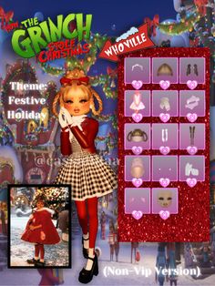 the grinch christmas dress up game is available for iphone and ipad users to play