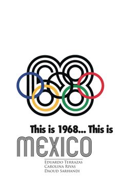 an advertisement for the olympics in mexico