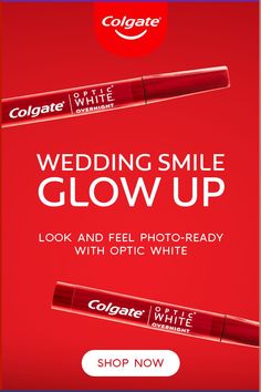 Want to know the secret to a brighter smile? 
Try Colgate Optic White. Daytime Smokey Eye, Mushroom Nails, Colgate Optic White, Wedding Smile, Everyday Eyeshadow, Vampy Makeup, What Not To Wear