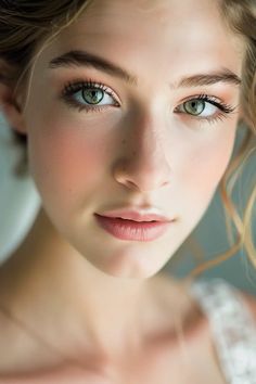 13+ Natural Glam Makeup to Wow on Your Wedding - NeedleStar Fall Wedding Makeup For Green Eyes, Leavers Makeup, Natural Bridal Makeup For Green Eyes, Heather Makeup, Strobing Makeup, Braut Makeup, Natural Glam Makeup, Wedding Makeup Tutorial, Bridal Makeup Natural