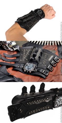 Наручи с часами и карманом под мобильный телефон Armadura Ninja, Diy Leather Working, Coordinates Bracelet, Search By Image, Custom Strap