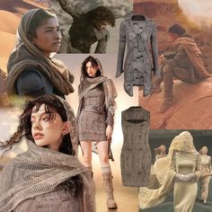 Mysterious Halloween Costumes, Desert Gothic Fashion, Desert High Fashion, Desert Costume Design, Dune Couple Costume, Desert Gothic Aesthetic, Desertcore Outfit, Desert Punk Fashion