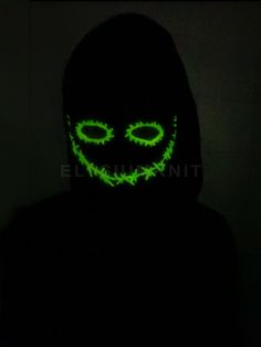 Handmade balaclava glow in the dark creepy mask joker ski mask smile halloween scary like crochet *MASK NEEDS TO ABSORB DAYLIGHT DURING THE DAY TO SHINE/GLOW IN THE DARK Please keep that in mind while purchasing. - Hand knitted from scratch in Poland - 100% acrylic with 100% cotton green details - Stretch to head fit - can be customized :) Support real handmade products - this mask is hand knitted entirely from scratch! Send me a message for custom orders! Creepy Masks, Crochet Mask, Green Details, Halloween Scary, Ski Mask, Scary Halloween, Skull Cap, Handmade Products, In The Dark