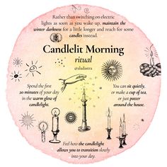 Today we celebrate #worldcandleday with a ritual for dark winter mornings 🕯️🌞 Ideally, perform this #ritual before the sun has risen. We so often race from moment to moment, forgetting that transitions also deserve our attention and our respect. Taking time to honour this space between waking and the ever-present to-do list will set the tone for how you tackle the day ahead ✨ Sunday Spells And Rituals, First Day Of Month Ritual, First Of Month Rituals, 1st Of The Month Rituals, First Of The Month Rituals, Sunrise Ritual, Solar Witch, Hearth Witch