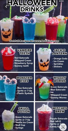 halloween drinks for kids to make