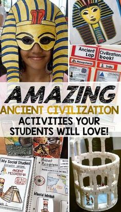 Ancient History Projects, Egypt Activities, Ancient World History, Cc Cycle 1, Middle School History, 6th Grade Social Studies, Homeschool Social Studies, Social Studies Classroom, History Classroom