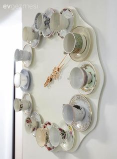 the room details page is displayed with teacups and saucers on it's wall