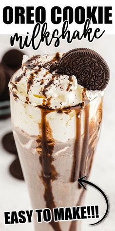 Thick Oreo Milkshake Recipe, Oreo Milkshake Recipe, Cookie Milkshake, Perfect Cheesecake, Paris Bakery, Oreo Milkshake, Copy Cats, Milkshake Recipe, Frozen Hot Chocolate