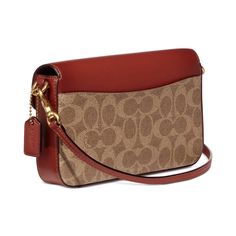 You'll love The Wyn Crossbody by COACH, inviting organization with a convenient removable pouch and an elegant envelope design..Small sized bag; 8-1/4'W x 4-3/4'H x 1-1/4'D (width is measured across the bottom of bag).Silhouette is based off 5'9' model.21-1/2' removable strap.Snap closure.Gold-tone hardware, exterior slip pocket.Interior slip pocket & removable pouch with card slots.Polyester, faux leather, cotton; trim: leather; lining: fabric.Spot clean.Imported Elegant Shoulder Clutch With Cell Phone Pocket, Coach Classic Crossbody Wallet, Classic Coach Crossbody Wallet, Classic Coach Wallet With Detachable Strap, Classic Wallets With Detachable Strap, Coach Wallets With Removable Pouch For Formal Use, Classic Envelope Bag With Interior Card Slots, Classic Envelope Bags With Interior Card Slots, Formal Clutch Shoulder Bag With Cell Phone Pocket