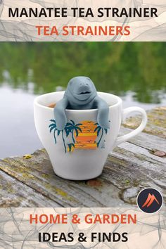 Cute Manatee Tea Strainer by Mounteen. Embrace the gentle charm of manatees, the teddy bears of the ocean, with this Cute Manatee Tea Strainer. Worldwide shipping. Visit to learn more or save to your board for later! Home & Garden, Kitchen & Dining, Kitchen Tools & Utensils, Tea Strainers