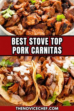 the best stove top pork carnitas recipe