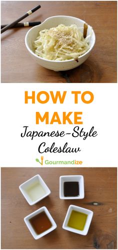 how to make japanese - style coleslaw at gourmandize com